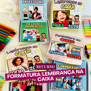 Material Formatura na Caixa e Lembranças na Caixa
