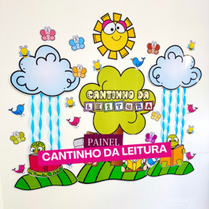 Painel Cantinho da Leitura