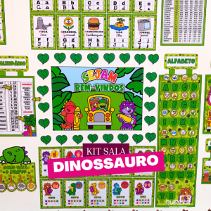 ORNAMENTAÇÃO DE SALA - DINOSSAUROS