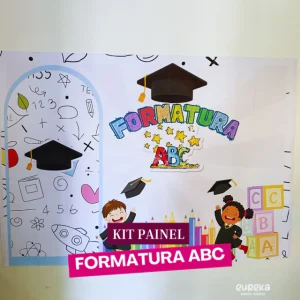 Painel Formatura ABC Infantil - Celebre Conquistas Inesquecíveis!