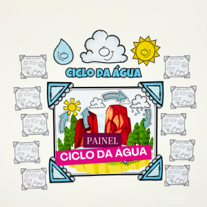 Mural Colaborativo – O Ciclo da Água