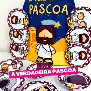 Luva de História da Páscoa com Fichas Ilustradas