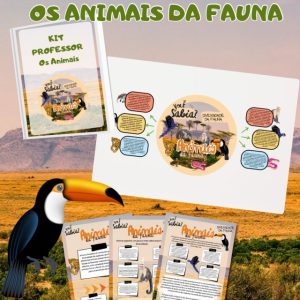 Kit Professor Animais da Fauna