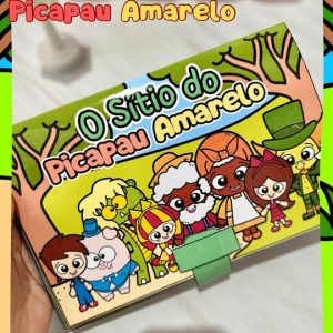 Livro 3D Sítio do Pica Pau Amarelo