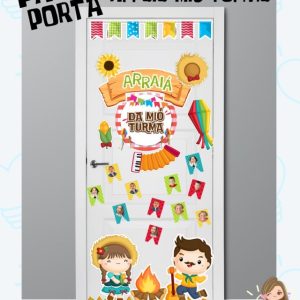 Painel Porta Arraiá da Mió Turma