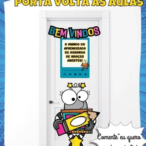 Painel para Porta - Tema Robô!