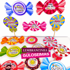 Lembrancinhas Guloseimas Dia das Crianças – Simples, criativas e inesquecíveis!