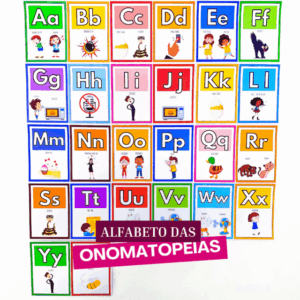 Alfabeto de Parede das Onomatopeias